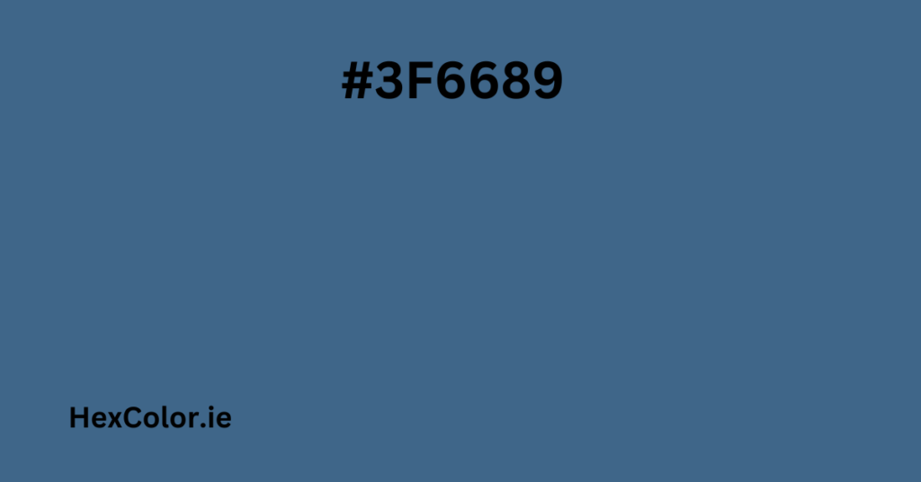 #3F6689