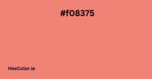 From Web Design to Fashion: How to Use #f08375 Like a Pro