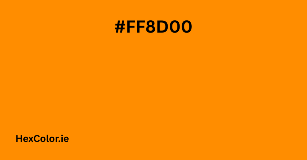#FF8D00