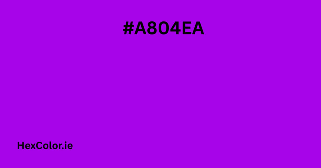 #A804EA