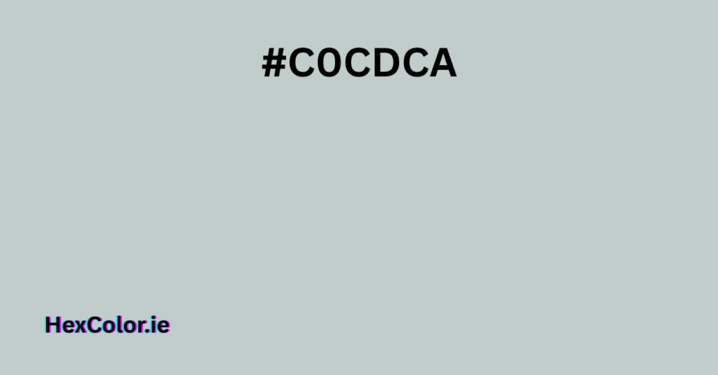 #C0CDCA